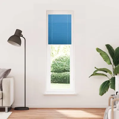 Obrázek produktu pro vidaXL Plisovaná roleta modrá 65x200 cm šířka látky 64,4 cm polyester