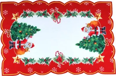 Zdjęcie produktu dla serwetka prostokątna świąteczna 43 x 30 cm mix wzorów SN55081