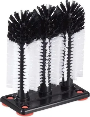 Image de Brosse 3 pièces pour laver le verre