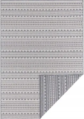 Zdjęcie produktu dla Dywan szary dwustronny, płaskotkany 160x230cm