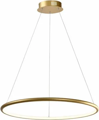 Zdjęcie produktu dla Lampa wisząca LED Ragi złota 36W Neutralna biel 2880lm akryl wym:120x62x62cm IP20 Reality