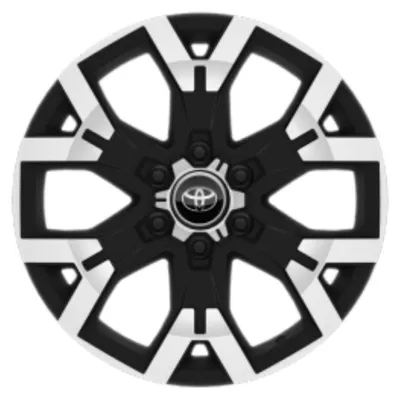 Produktbild von TOYOTA Land Cruiser Schwarz polierte Aluminiumfelge 20 PW457-60008-LB OE