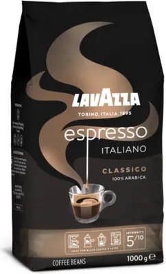 Produktbild von Lavazza - Kaffee Lavazza Caffe Espresso Bonen Black 1000gr | 1000 Gramm einbacken