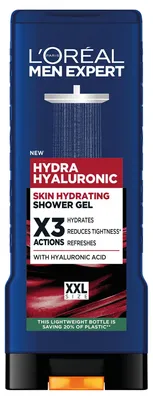 Image de L'Oréal Paris Men Expert Hydra Hyaluronic Gel Douche Hydratant, 400 ml