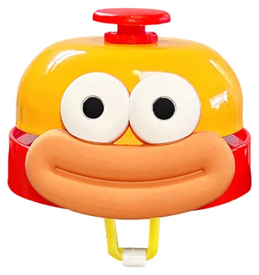 Produktbild von Cartoon-Wurstlippen-Fahrradklingel, knackig lauter Klang, leicht, universell, für Kinderfahrräder, Roller, Lenker, Fahrradzubehör D