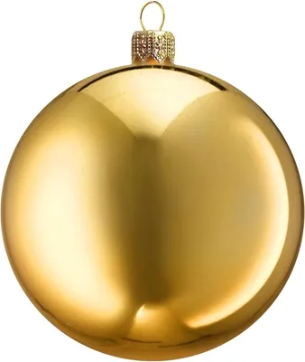 Produktbild von Kugel hellgolden glänzend