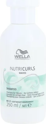 Produktbild von Wella Nutricurls Shampoo 250 Ml, 250 ml, Shampoo, Professionell, Frauen, Lockiges Haar, Alle Farben