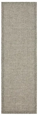 Produktbild von benuta Basic In- & Outdoor Teppich Wohnzimmer Iowa - Dunkelgrau 80x250 cm - Boho Jute-Look wetterfest für Balkon, Terrasse - Schlafzimmer, Küchenteppich & Wohnzimmerteppich - Strapazierfähig & Robust
