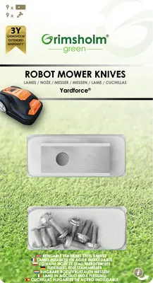 Produktbild von Messer für Mähroboter Yardforce, 9 Stück