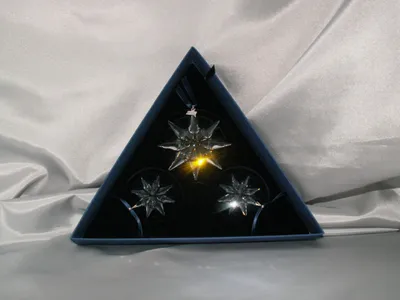 Produktbild von Swarovski Sterne-Set 2009 Christmas-Ornament Set of 3 - 996500