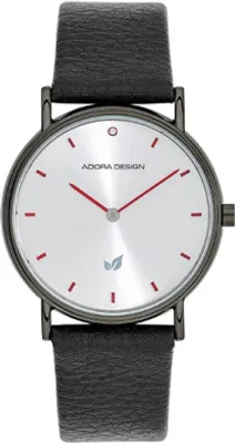 Produktbild von ADORA AD8555 Damen Damenuhr Edelstahl Leder schwarz