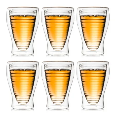Immagine prodotto di Bicchiere termico a doppia parete da 250 ml; set di 6 pezzi