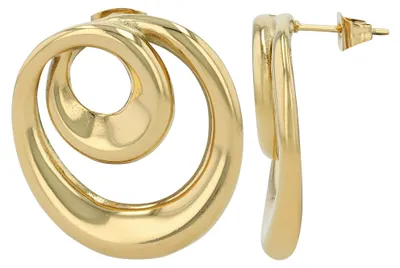 Produktbild von Akzent Damen Ohrring  "Dunja" aus langlebigem Edelstahl, wasserfest, Statement Schmuck