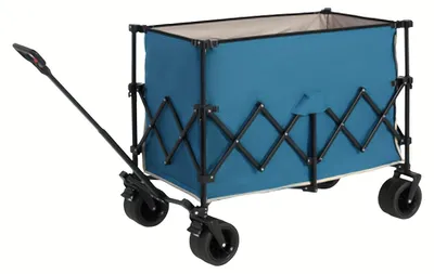 Image de Bolderkar - Chariot de plage - Chariot de randonnée - Chariot pliable - Capacité de charge : 100 kg