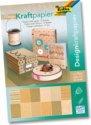Immagine prodotto di Carte kraft Folia Design 12 fogli