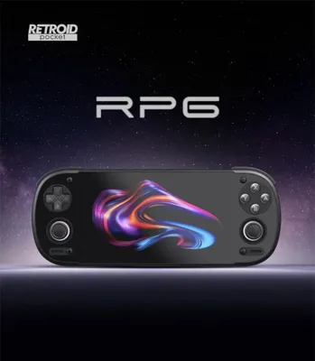 Immagine prodotto di Console portatile Black A - 8 G di RAM, 128 G di memoria - Schermo AMOLED da 5,5 pollici - Sistema operativo Android