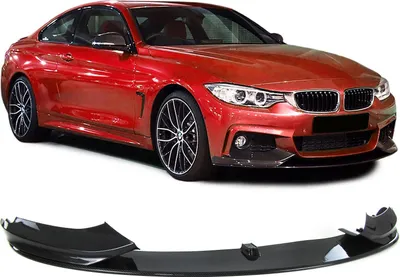Produktbild von 1-teilig Frontspoiler Performance Spoiler Lippe Stoßstange Carbon Look für BMW
