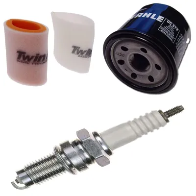 Immagine prodotto di Kit di manutenzione per Kymco Maxxer 450 i 4X2 Offroad Sport 2015-2016: filtro e candela di accensione di Pamoto - Nuovo