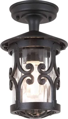 Produktbild von Elstead Hereford Außen-Deckenleuchte E27 26cm Schwarz