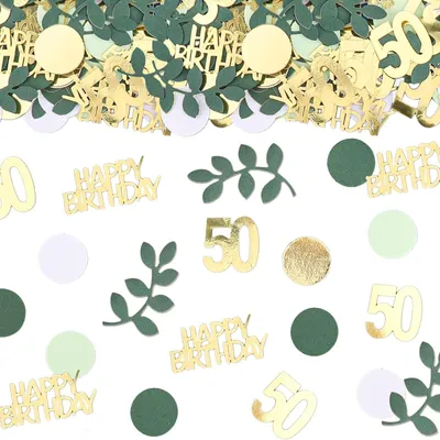 Produktbild von Goldene Konfetti für das 50. Jubiläum – 100 Stück Dekoration