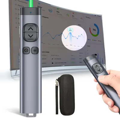 Produktbild von TV Bildschirm Präsentation Clicker für Powerpoint Präsentationen, Powerpoint Clicker, Präsentation Rremote, Bluetooth Wireless Presenter