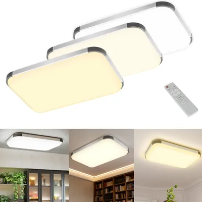 Obrázek produktu pro LED stropní svítidlo XINZI 72W, tvar jablka, stmívatelné, s dálkovým ovládáním, moderní design, vhodné do obývacího pokoje, ložnice, kuchyně a chodby
