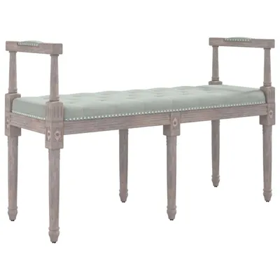 Obrázok produktu pre vidaXL Lavica Light Grey 110x40x70 cm Velvet
