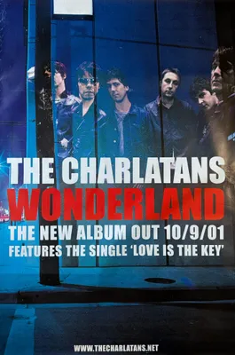 Immagine prodotto di The Charlatans - Wonderland - 2001 - Locandina/Poster - 102x152 cm