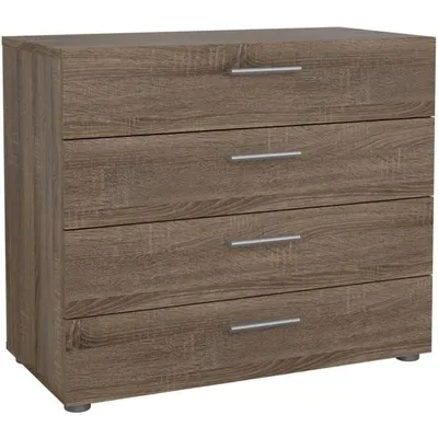 Obrázok produktu pre Komoda so 4 zásuvkami - dub truflový - 80 x 40 x 68,5 cm