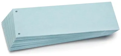 Produktbild von 100 Herlitz Trennstreifen / 180g / Farbe: blau