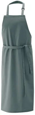 Produktbild von Latzschürze B 80 x L 100 cm, graphit : graphit : 65% Polyester 35% Baumwolle