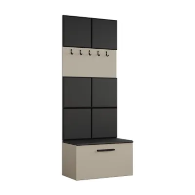 Produktbild von AX LIVING Garderoben Haken Rosanno I - 80,6 cm Breite, Kaschmir JS100