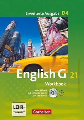 Immagine prodotto di English G 21. Erweiterte Ausgabe D 4. Workbook mit e-Workbook und Audios Online
