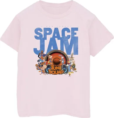 Produktbild von Space Jam: A New Legacy - "Tune Squad" T-Shirt für Damen BI51283 (L) (Babyrosa)