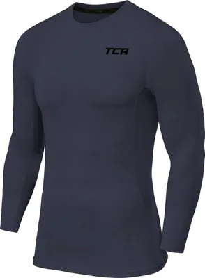 Produktbild von TCA Jungen Langarm Kompressionsshirt mit Thermo Funktion - Dunkelgrau, 8-10 Jahre