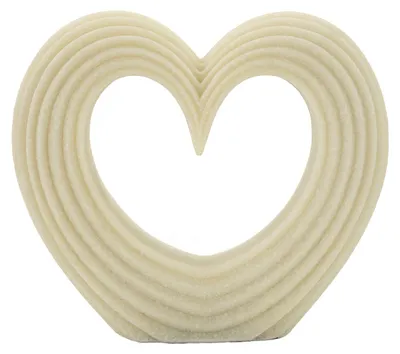 Immagine prodotto di Decorazione Lovvy Quarzy 21x6x19 cm in Resina Bianco