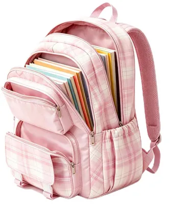 Produktbild von Schultasche Mädchen Rucksack Rosa für 1.-5. Klasse, wasserdicht, leicht