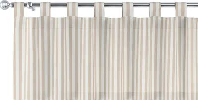 Produktbild von Dekoria Kurzgardine mit Schlaufen, hellbraun-ecru , 130 x 40 cm