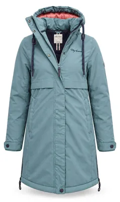 Produktbild von Dry Fashion Damen Funktionsmantel Alaska - Outdoor-Jacke Petrol, Größe 40