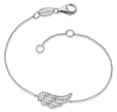 Produktbild von Engelsrufer ERB-LILWING-ZI Armband Flügel mit Zirkonia 17,5 cm