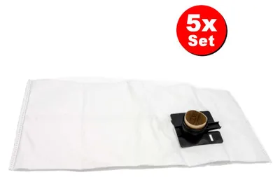 Produktbild von 5x Trade-Shop Microvlies Staubsauger-Beutel kompatibel mit Festool CT 22, CT 33 E, CTL 20, CT 55, CTM 22, CTM 33 ersetzt 452970, 452971, 494632