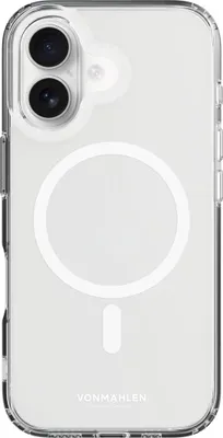 Produktbild von Vonmählen Transparent Case - Schutzhülle, MagSafe kompatibel iPhone 16, White Handyhülle