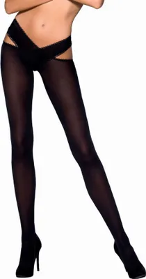 Immagine prodotto di Passion - Tiopen 005 Schwarze Strumpfhose 1/2 60 Den