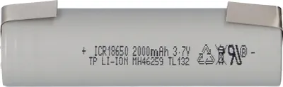 Obrázok produktu pre TerraE INR 18650 20P Li-Ion batéria - 3,7V 2000mAh 30A U-solder tag