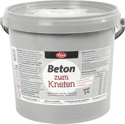 Obrázek produktu pro Viva Decor940500099VE01 ViVA DECOR Beton na hnětení, 4,5 kg kbelík