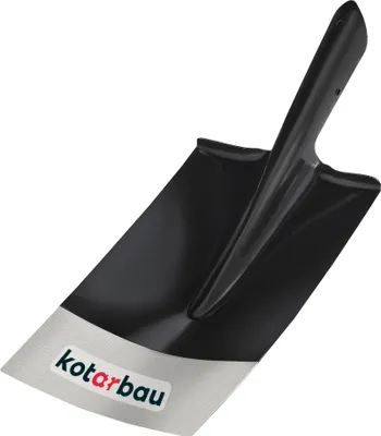 Immagine prodotto di Vanga KOTARBAU® 300 x 190 mm Vanga da giardino per manico di 38 mm di diametro Vanga in acciaio per la raccolta di materiale sfuso SENZA SPALLA