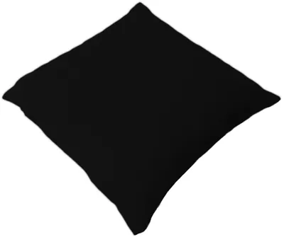 Produktbild von 2er Pack Kissenbezug Kissenhülle 40x60 cm Uni Baumwolle mit Reißverschluss Schwarz