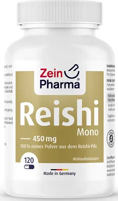 Immagine prodotto di Zein Pharma - Funghi, Reishi Mono, 450mg, 120 capsule