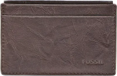 Produktbild von FOSSIL Leder Kartenhalter Neel Card Case Brown braun