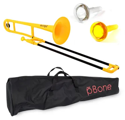 Productafbeelding van Trombone, ABS kunststof trombone met glasvezel buizen en tas